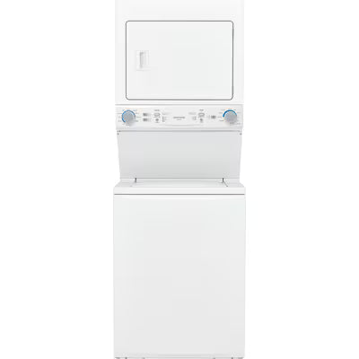 Frigidaire - 3.9 Cu. Ft. Top Load Washer & 5.5 Cu. Ft. Electric Dryer Laundry Center with MaxFill® - White - FLCE7522AW