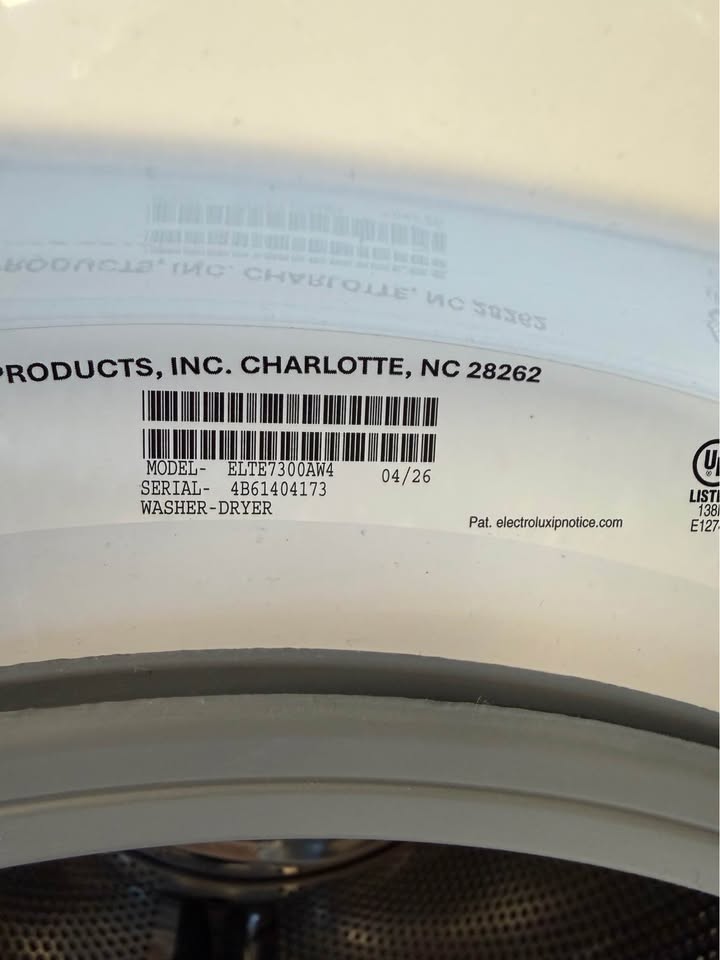 Electrolux - 4.4 Cu. Ft. Front Load Washer & 8.0 Cu. Ft. Electric Dryer Laundry Tower with SmartBoost® and LuxCare® - White - ELTE7300AW