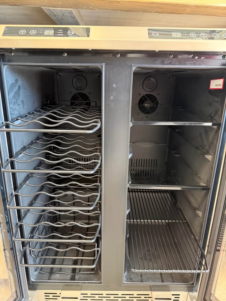 Avanti - 19-Bottle Dual Zone Wine & Beverage Center - Stainless Steel - WBV19DZ