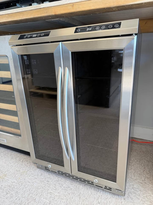 Avanti - 19-Bottle Dual Zone Wine & Beverage Center - Stainless Steel - WBV19DZ