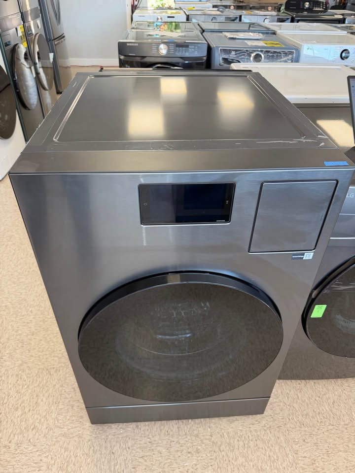 Samsung Bespoke AI - 5.3 Cu. Ft. Ventless Smart All-in-One Front Load Washer & Electric Dryer Combo with Heat Pump - Dark Steel - WD53DBA900HZ