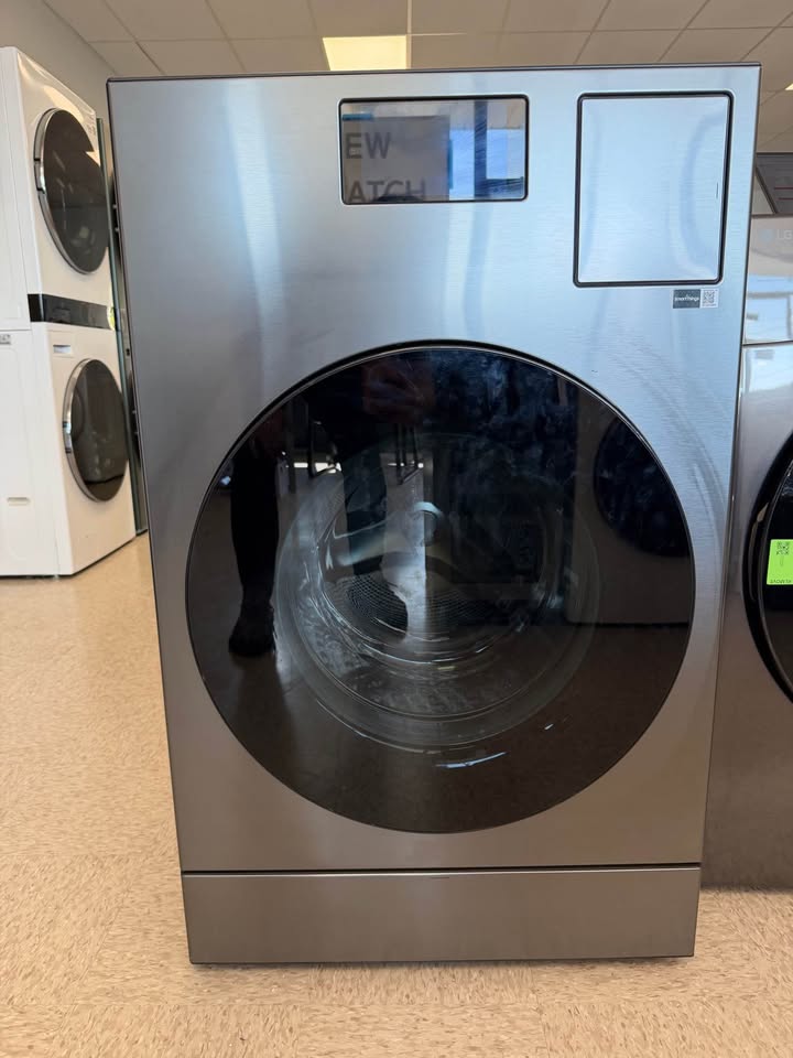 Samsung Bespoke AI - 5.3 Cu. Ft. Ventless Smart All-in-One Front Load Washer & Electric Dryer Combo with Heat Pump - Dark Steel - WD53DBA900HZ