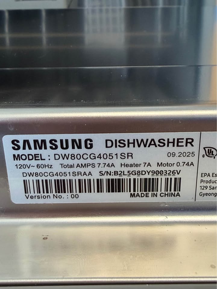 Samsung - 24 in. Top Control Smart Built-In Dishwasher with 3rd Rack, StormWash™ & AutoRelease™ Dry - Stainless Steel - DW80CG5451SR