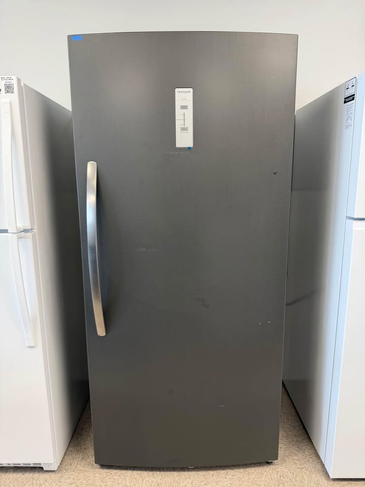 Frigidaire - 33 in. 20.0 Cu. Ft. Garage-Ready Frost-Free Upright Freezer - Carbon - FFUE2024ANG
