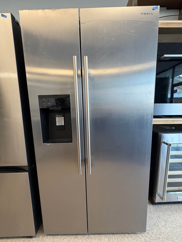 Mora - 36 in. 29.1 Cu. Ft. Side-by-Side Refrigerator with External Ice & Water Dispenser - Fingerprint-Resistant Stainless Steel - MRS290T5FSD