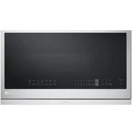LG - 30 in. 2.0 Cu. Ft. Smart Over-the-Range Microwave with Sensor Cooking, EasyClean & Wi-Fi - PrintProof Stainless Steel - MVEL2033F