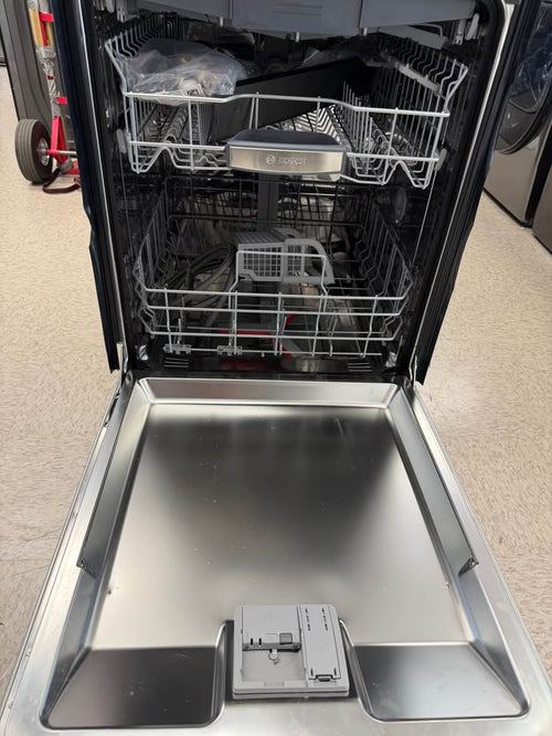 Bosch - 800 Series 24" Top-Control Dishwasher with CrystalDry™, PrecisionWash® with PowerControl™, TimeLight®, 3rd Rack & 42 dBA Quiet Operation - Stainless Steel Anti-Fingerprint - SHX78DC5N/39