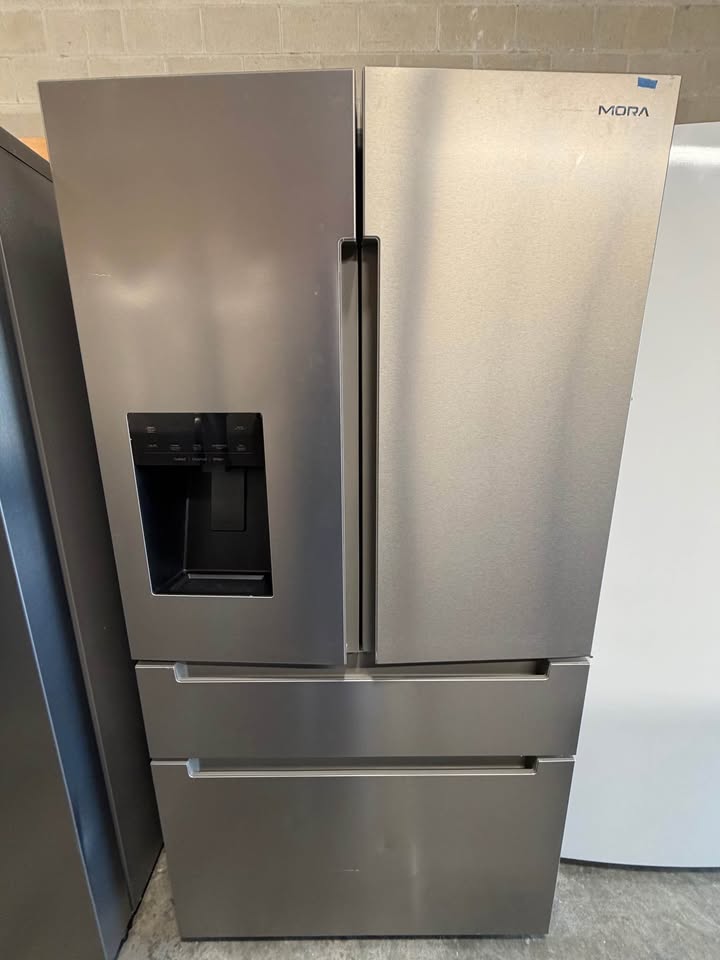 Mora - 26 Cu. Ft. 4-Door French Door Refrigerator with TempControl Drawer, Filtered Ice & Water Dispenser & Dual Cooling - Fingerprint-Resistant Stainless Steel - MRM260N6TSE