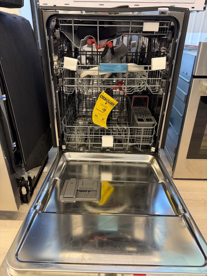 KitchenAid - 24" 360° Max Jets™ Third Rack Dishwasher with 90-Minute Normal Cycle, ProDry™ System & Stainless Steel Tub - PrintShield Stainless Steel - KDTS464SPS