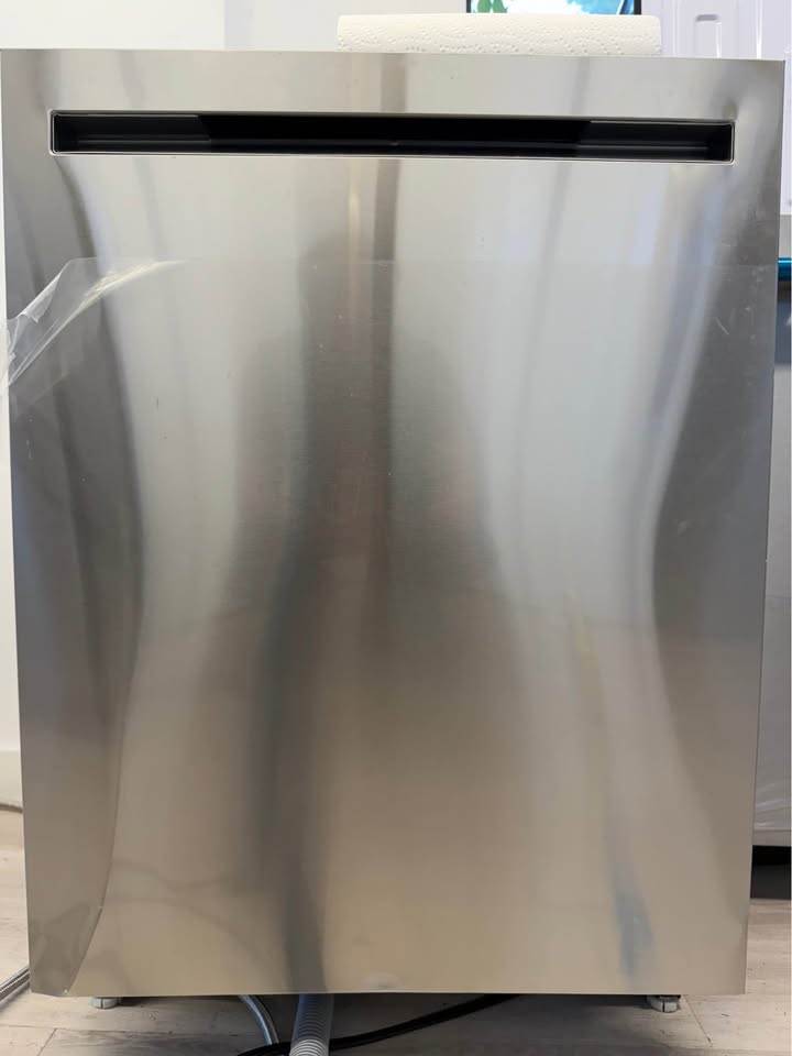 LG - 24" FlushFit Smart Top-Control Dishwasher with 1-Hour Wash & Dry, QuadWash Pro, TrueSteam & Dynamic Heat Dry - PrintProof Stainless Steel - LDNPH753S