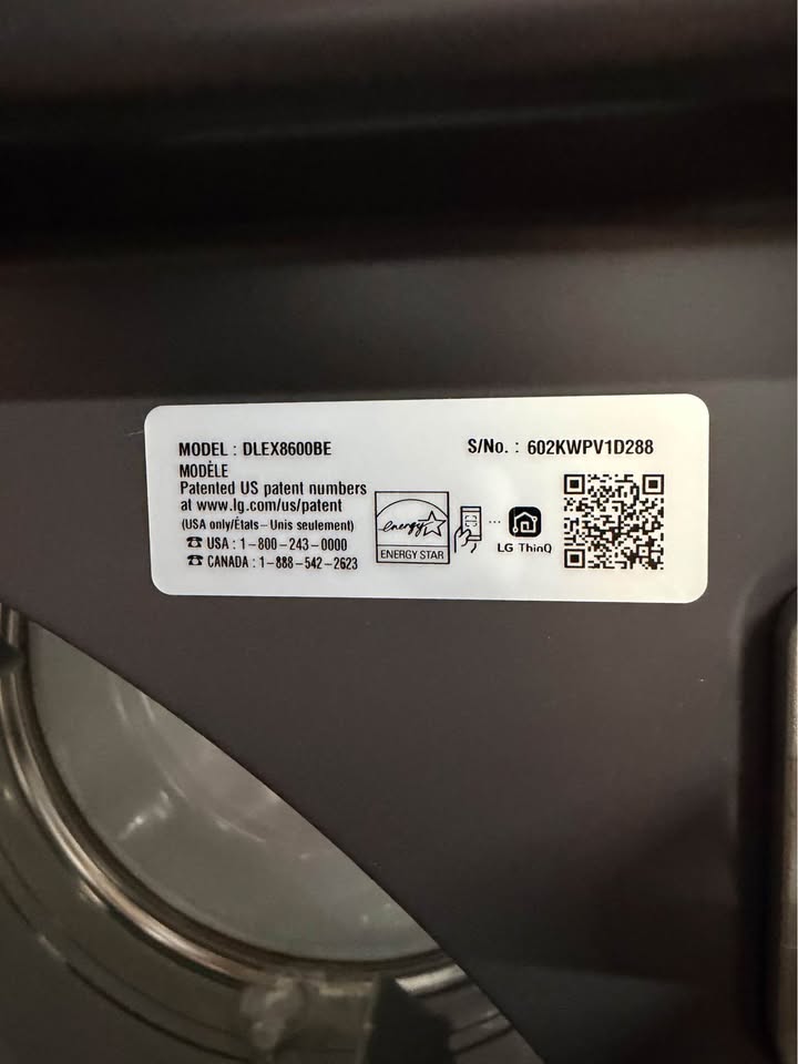 LG - 7.3 Cu. Ft. Smart Electric Dryer with EasyLoad™, TurboSteam™, AI Sensing & Sensor Dry - Matte Black - DLEX8600BE