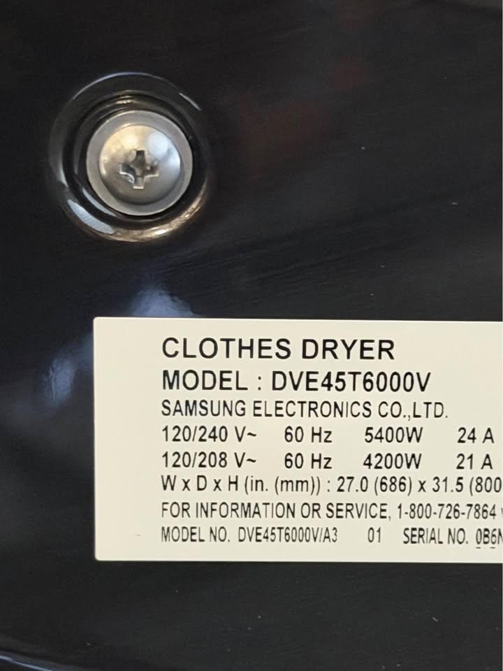 Samsung - 7.5 Cu. Ft. Stackable Electric Dryer with Sensor Dry, Smart Care & Reversible Door - Fingerprint-Resistant Black Stainless Steel - DVE45T6000V