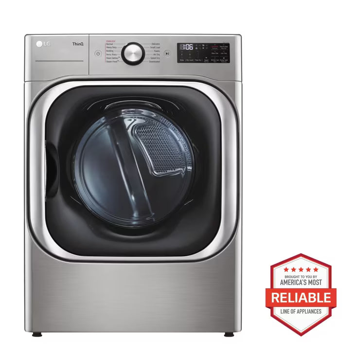 LG TurboSteam Electric Dryer DLEX8980V - Grade A/S