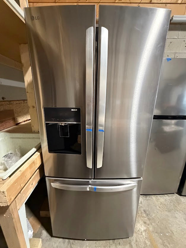 LG Counter-Depth MAX French 3 Door Fridge LCFS22EXS - Grade C/WH