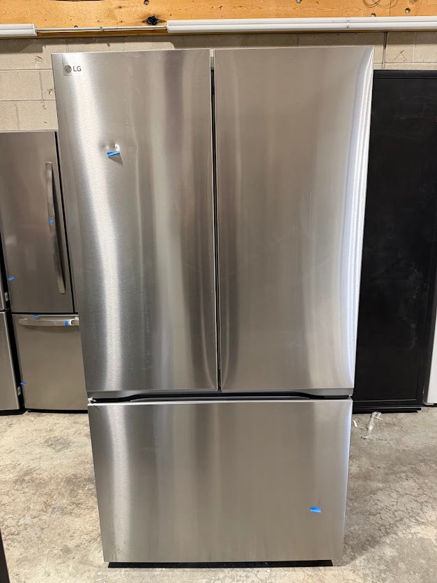 LG Counter-Depth Zero Clearance French 3 Door Fridge LF25Z6211S - Grade B/WH