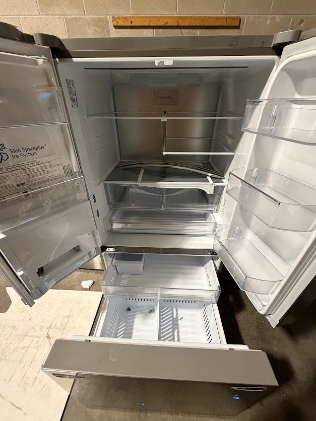 LG Standard-Depth French 3 Door Fridge LRFXS3106S - Grade B/WH