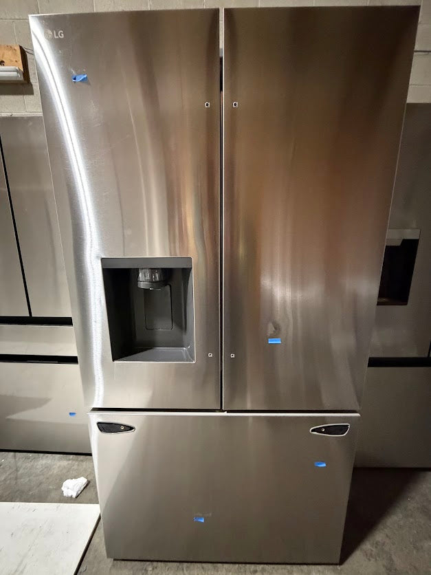 LG Standard-Depth French 3 Door Fridge LRFXS3106S - Grade B/WH