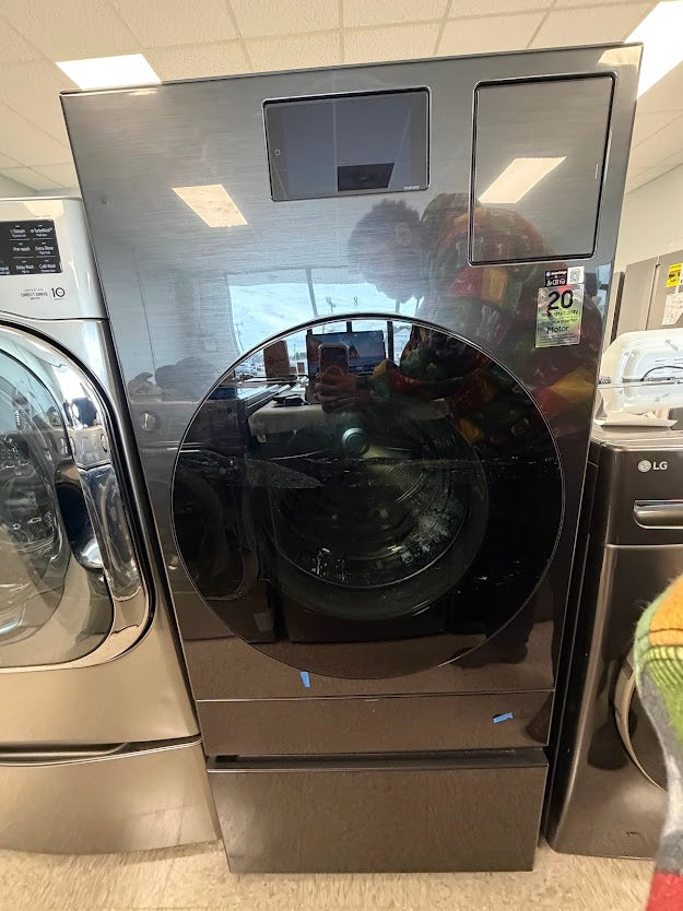 Samsung Bespoke Washer Dryer Combo W/ Pedestal WD90F53AVB - Grade A/S