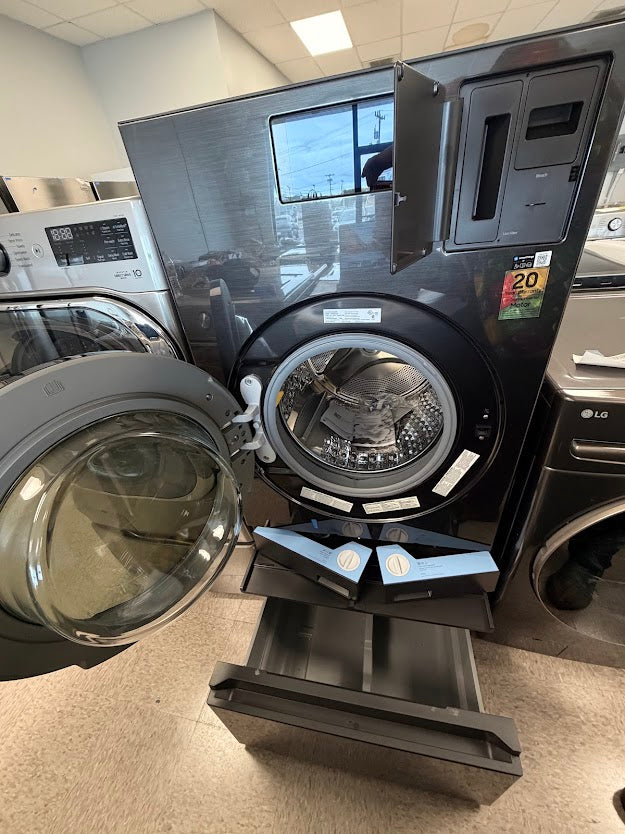 Samsung Bespoke Washer Dryer Combo W/ Pedestal WD90F53AVB - Grade A/S