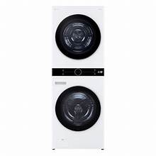 LG WashTower 5.0 Cu. Ft. Washer & 7.8 Cu. Ft. Ventless Heat Pump Dryer – White – WKHC252HWA