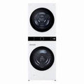 LG WashTower 5.0 Cu. Ft. Washer & 7.8 Cu. Ft. Ventless Heat Pump Dryer – White – WKHC252HWA