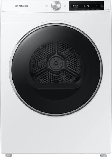 Samsung - 4.0 Cu. Ft. Smart Stackable Electric Dryer with AI Smart Dial - White - DV25B6900EW