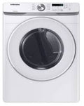 Samsung - 27 in. 7.5 Cu. Ft. Stackable Vented Electric Dryer with Sensor Dry - White - DVE45T6000W