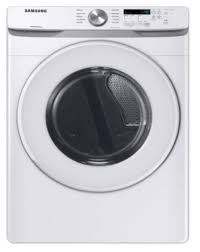 Samsung - 27 in. 7.5 Cu. Ft. Stackable Vented Electric Dryer with Sensor Dry - White - DVE45T6000W
