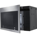 Haier - 1.4 Cu. Ft. Over-the-Range Microwave with Sensor Cooking and 10 Power Levels - Stainless Steel - HMV1472BHS