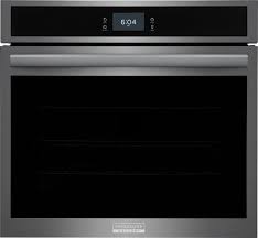 Frigidaire Gallery - 5.3 Cu. Ft. Built-In Single Electric Wall Oven with Total Convection - Black Stainless Steel - GCWS3067AD