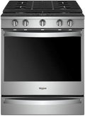 Whirlpool - 5.8 Cu. Ft. Smart Slide-In Gas Convection Range with Air Fry and Scan-to-Cook - Stainless Steel - WEG750H0HZ