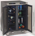 Avanti - 19-Bottle Dual Zone Wine & Beverage Center - Stainless Steel - WBV19DZ
