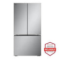 LG - 36 in. 25.1 Cu. Ft. Counter-Depth MAX French Door Smart Refrigerator with Zero Clearance Hinge System - PrintProof Stainless Steel - LF25Z6211S