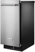 KitchenAid - 15 in. 22.8-Lb. Built-In or Freestanding Clear Ice Maker - Stainless Steel - KUIX535HPS