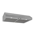 Broan-NuTone - 42 in. Glacier Under-Cabinet Range Hood with 350 CFM, 2-Speed Fan & LED Lighting - Stainless Steel - GLA1423SS