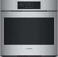 Bosch Benchmark - 30" 4.6 Cu. Ft. Built-In Single Electric Wall Oven with European Convection, Fast Preheat, Self-Clean & Temperature Probe - Stainless Steel - HBLP451UC/02