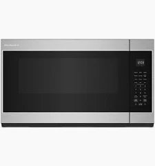 KitchenAid - 30 in. 1.9 Cu. Ft. Over-the-Range Microwave with 1,000 Watts, 400 CFM Ventilation & Auto Functions - PrintShield Stainless Steel - KMMS130RPS
