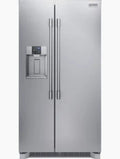 Frigidaire Professional - 36 in. 22.3 Cu. Ft. Counter-Depth Side-by-Side Refrigerator with Ice & Water Dispenser - Smudge-Proof Stainless Steel - PRSC2222AF