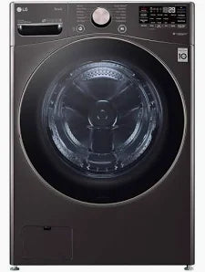 LG - 7.4 Cu. Ft. Smart Electric Dryer with TurboSteam® and Built-In Intelligence - Black Steel - DLEX4000B