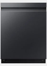 Samsung - Bespoke 24" Smart Top-Control Dishwasher with AI Wash, StormWash+™, 3rd Rack Washing System & AutoRelease™ Door - Fingerprint-Resistant Matte Black Steel - DW90F89T0UMT