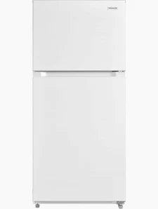 Mora - 18 Cu. Ft. Top-Freezer Refrigerator with Glass Shelves & Reversible Doors - White - MRT180N6AWD