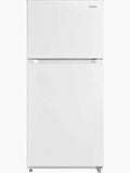 Mora - 18 Cu. Ft. Top-Freezer Refrigerator with Glass Shelves & Reversible Doors - White - MRT180N6AWD