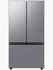 Samsung Bespoke - 36 in. 30.1 Cu. Ft. 3-Door French Door Smart Refrigerator with Dual Ice Maker & AutoFill Water Pitcher - Fingerprint-Resistant Stainless Steel - RF30BB6200QL