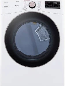 LG - 7.4 Cu. Ft. Smart Electric Dryer with TurboSteam® and Built-In Intelligence - White - DLEX4000W