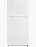 Mora - 30 in. 18 Cu. Ft. Top-Freezer Refrigerator with Glass Shelves & Reversible Doors - White - MRT180N6AWD