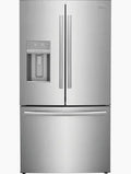 Frigidaire Gallery - 36 in. 22.6 Cu. Ft. Counter-Depth French Door Refrigerator with Dual Ice Maker & Water/Ice Dispenser - Smudge-Proof Stainless Steel - GRFC2353AFK