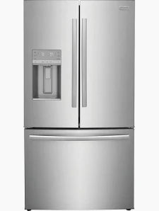 Frigidaire Gallery - 36 in. 22.6 Cu. Ft. Counter-Depth French Door Refrigerator with Dual Ice Maker & Water/Ice Dispenser - Smudge-Proof Stainless Steel - GRFC2353AFK