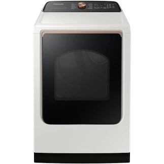 Samsung - 7.4 Cu. Ft. Smart Electric Dryer with Steam Sanitize+, Sensor Dry, Wi-Fi & 4-Way Venting - Ivory - DVE55A7300E