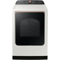 Samsung - 7.4 Cu. Ft. Smart Electric Dryer with Steam Sanitize+, Sensor Dry, Wi-Fi & 4-Way Venting - Ivory - DVE55A7300E