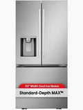 LG - 33 in. 24.5 Cu. Ft. Standard-Depth MAX Smart French Door Refrigerator with Dual Ice - PrintProof Stainless Steel - LF25H6330S